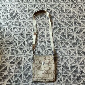 Neutral Coach Crossbody Bag
